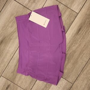 NWT Lululemon pace rival skirt/skort